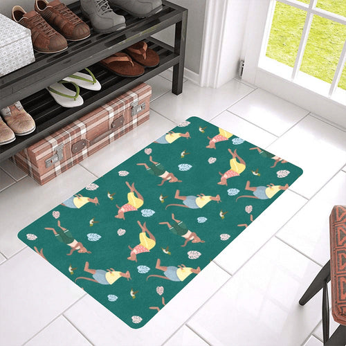 Kangaroo leaves pattern Doormat