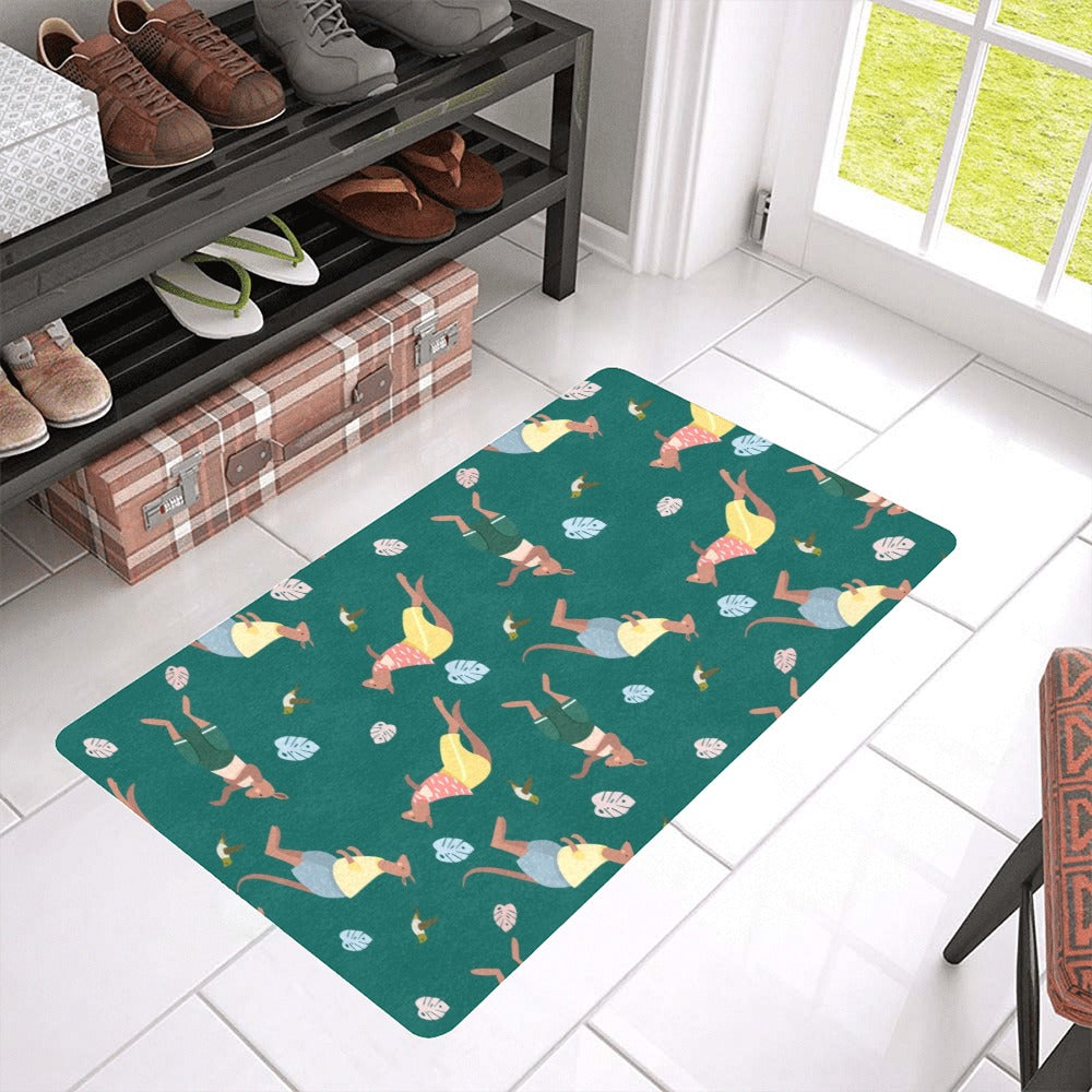 Kangaroo leaves pattern Doormat