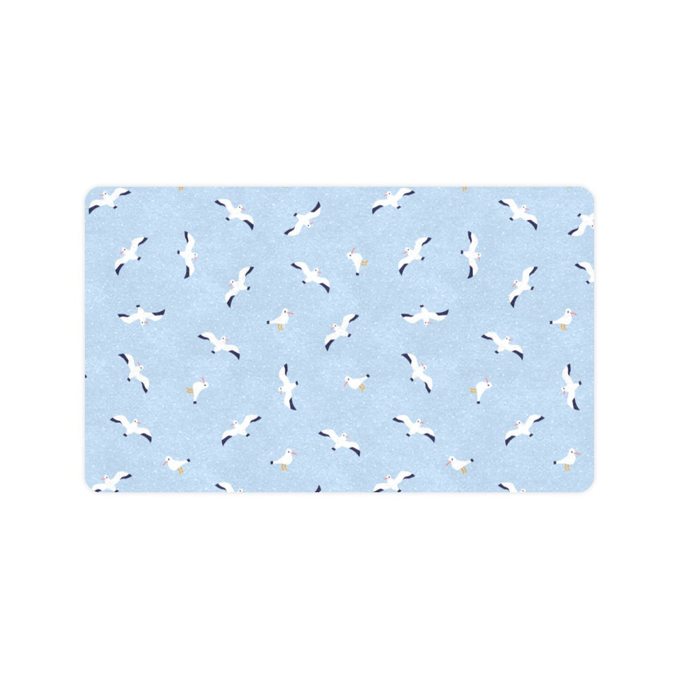 Seagull Pattern Print Design 02 Doormat