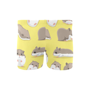 Cute Hamster pattern Men's Swimming Trunks