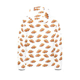 Clown Fish Pattern Print Design 03 Kids' Boys' Girls' Padded Hooded Jacket