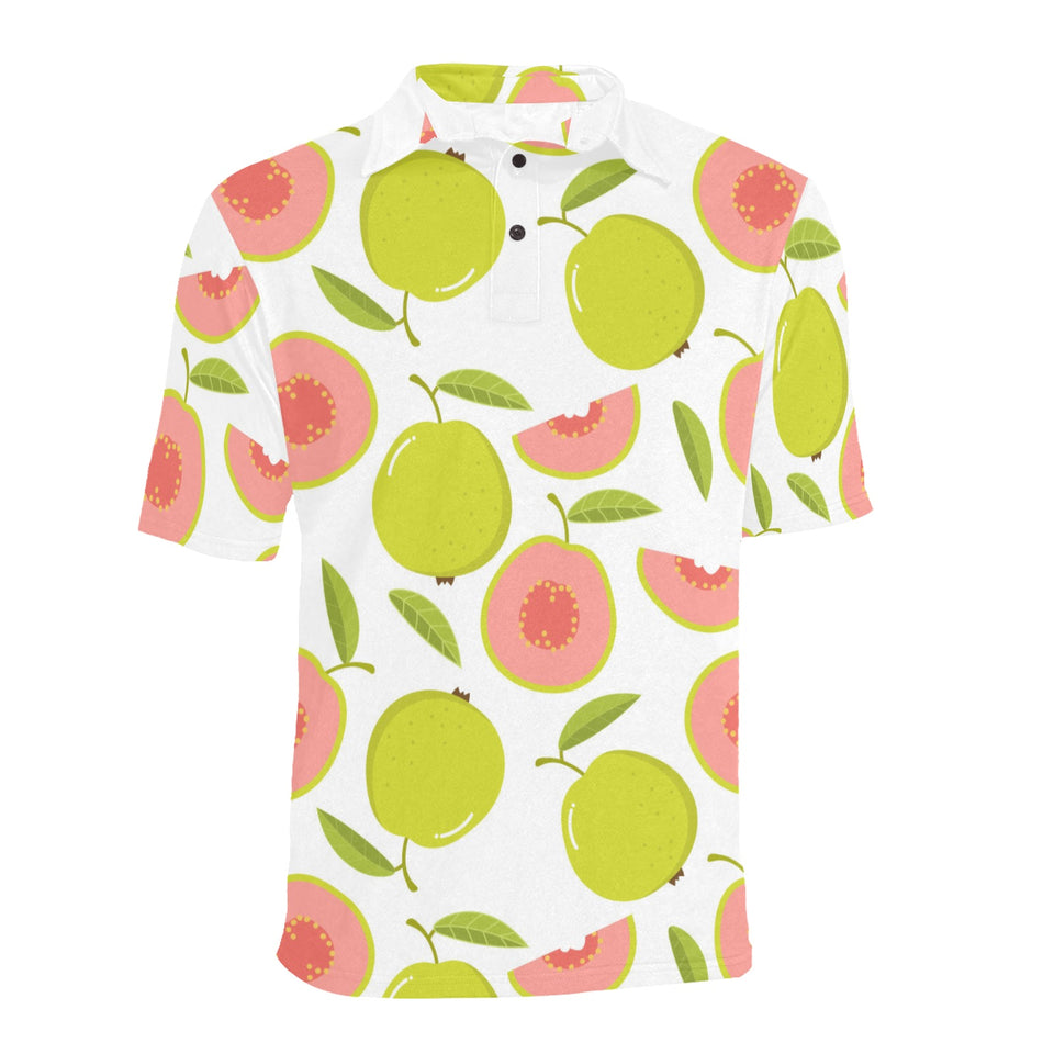 Guava pattern Men's All Over Print Polo Shirt