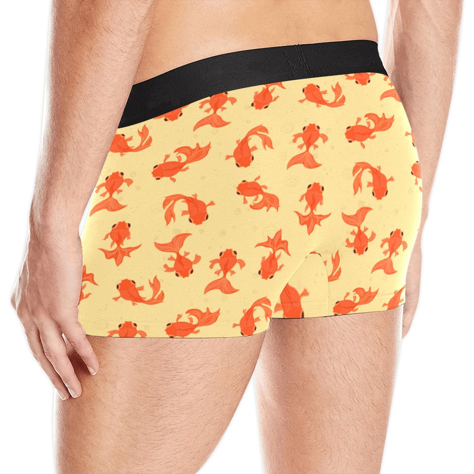 Goldfish Pattern Print Design 02 Men's All Over Print Boxer Briefs Men's Underwear
