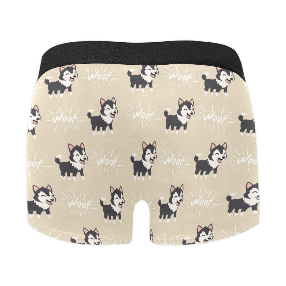 Cute Siberian Husky Men's All Over Print Boxer Briefs Men's Underwear