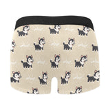 Cute Siberian Husky Men's All Over Print Boxer Briefs Men's Underwear