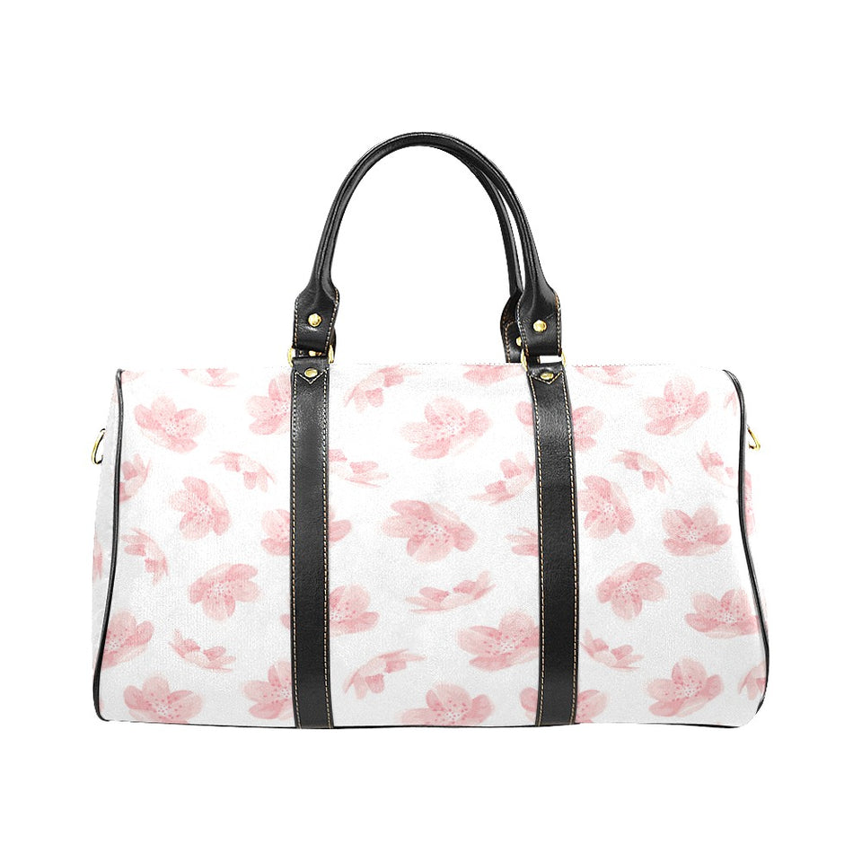Pink sakura cherry blossom pattern Travel Bag