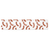 Sausage Pattern Print Design 04 Table Runner