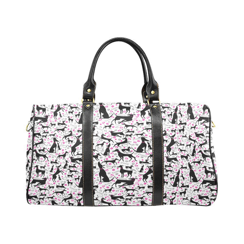 Greyhound Pattern Print Design 02 Travel Bag