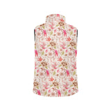 Swallow Pattern Print Design 01 Men's Padded Vest