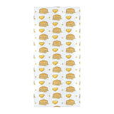 Pancake Pattern Print Design 03 Beach Towel