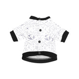 Math Pattern Print Design 03 All Over Print Pet Dog Round Neck Fuzzy Shirt