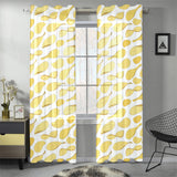 Potato Chips Pattern Print Design 02 Gauze Curtain