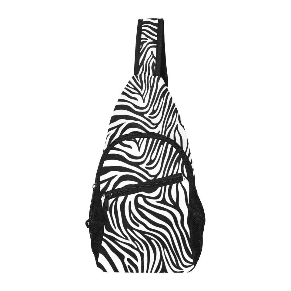 Zebra skin pattern All Over Print Chest Bag
