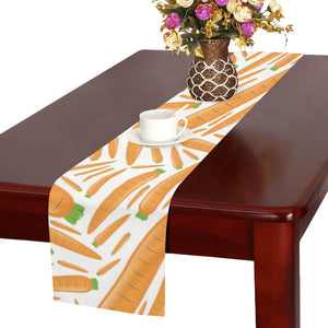 Carrot Pattern Print Design 02 Table Runner