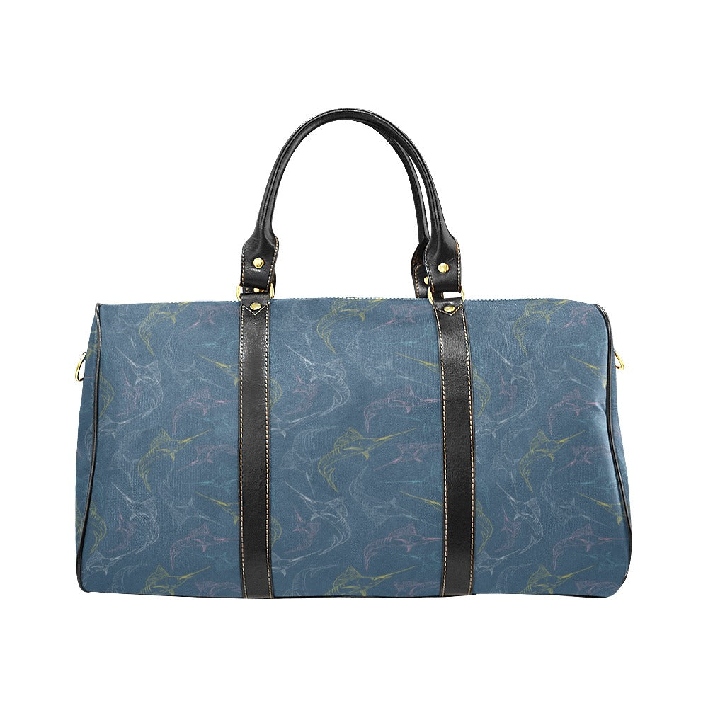 Swordfish Pattern Print Design 02 Travel Bag