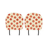 Tomato dot background Car Headrest Cover