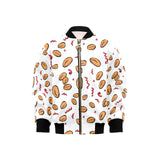 peanuts pattern background Kids' Boys' Girls' Bomber Jacket