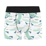 Crocodile diver pattern Men's All Over Print Boxer Briefs Men's Underwear