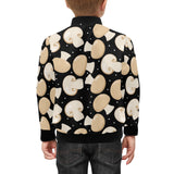 Champignon mushroom pattern Kids' Boys' Girls' Bomber Jacket