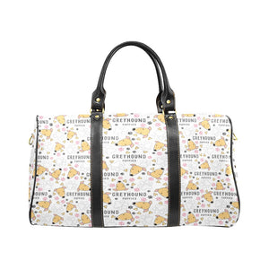 Greyhound Pattern Print Design 03 Travel Bag