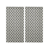 Coffee bean abstract modern pattern Gauze Curtain