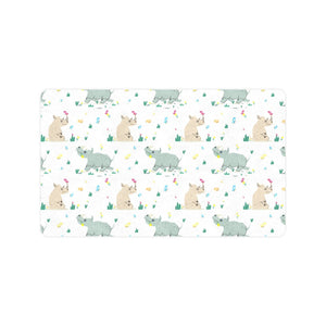 Cute Rhino pattern Doormat
