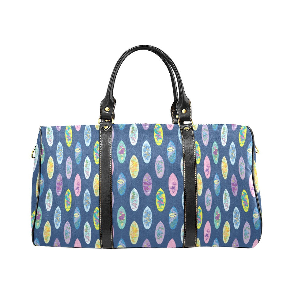 Surfboard Pattern Print Design 03 Travel Bag