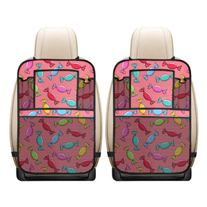 Colorful wrapped candy pattern Car Seat Back Organizer