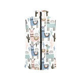 lama Alpaca cactus hand drawn pattern Men's Padded Vest