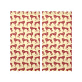 Greyhound Pattern Print Design 04 Gauze Curtain