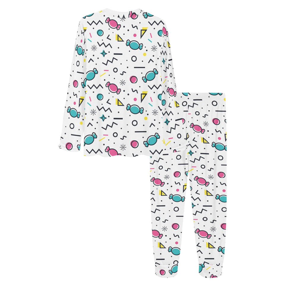 Candy design pattern Women's All Over Print Pajama Set