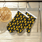 Duck Pattern Print Design 05 Heat Resistant Oven Mitts