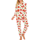 Tomato pattern Women's All Over Print Pajama Set