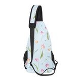 Watercolor Tulips pattern All Over Print Chest Bag