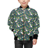 Pelican Pattern Print Design 05 Kids' Boys' Girls' Bomber Jacket