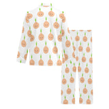 cute onions smiling faces Men's Long Pajama Set
