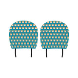 Guinea Pig Pattern Print Design 03 Car Headrest Cover