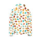 Colorful american football ball pattern Kids' Boys' Girls' Padded Hooded Jacket