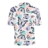 Butterfly pattern Men's All Over Print Polo Shirt
