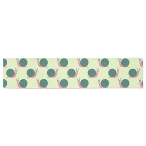 Snail Pattern Print Design 04 Table Runner