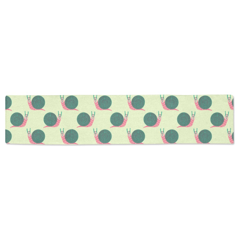 Snail Pattern Print Design 04 Table Runner