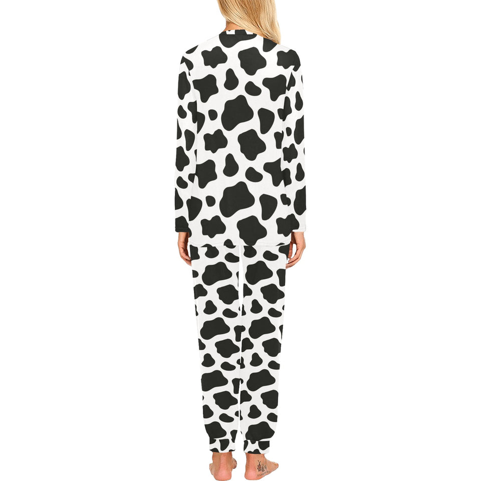 Cow skin pattern Women's All Over Print Pajama Set