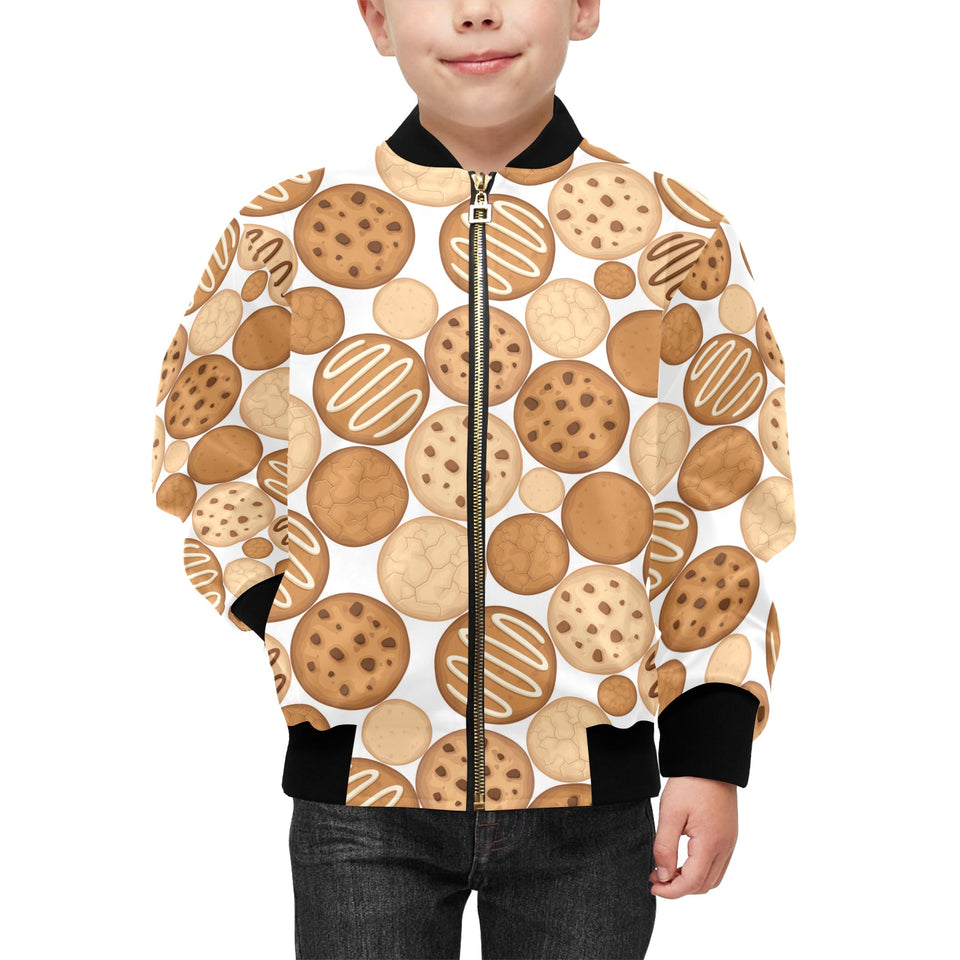 Various cookie pattern Kids' Boys' Girls' Bomber Jacket