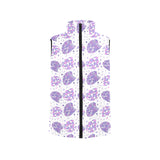 Hedgehog Pattern Print Design 05 Women's Padded Vest