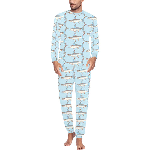 Swordfish Pattern Print Design 01 Men's All Over Print Pajama