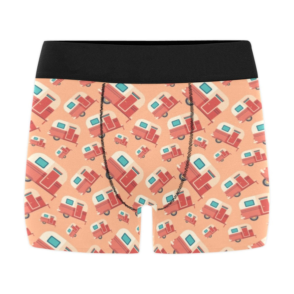 Camper Van Pattern Print Design 03 Men's All Over Print Boxer Briefs Men's Underwear