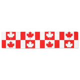 Canada Pattern Print Design 05 Table Runner