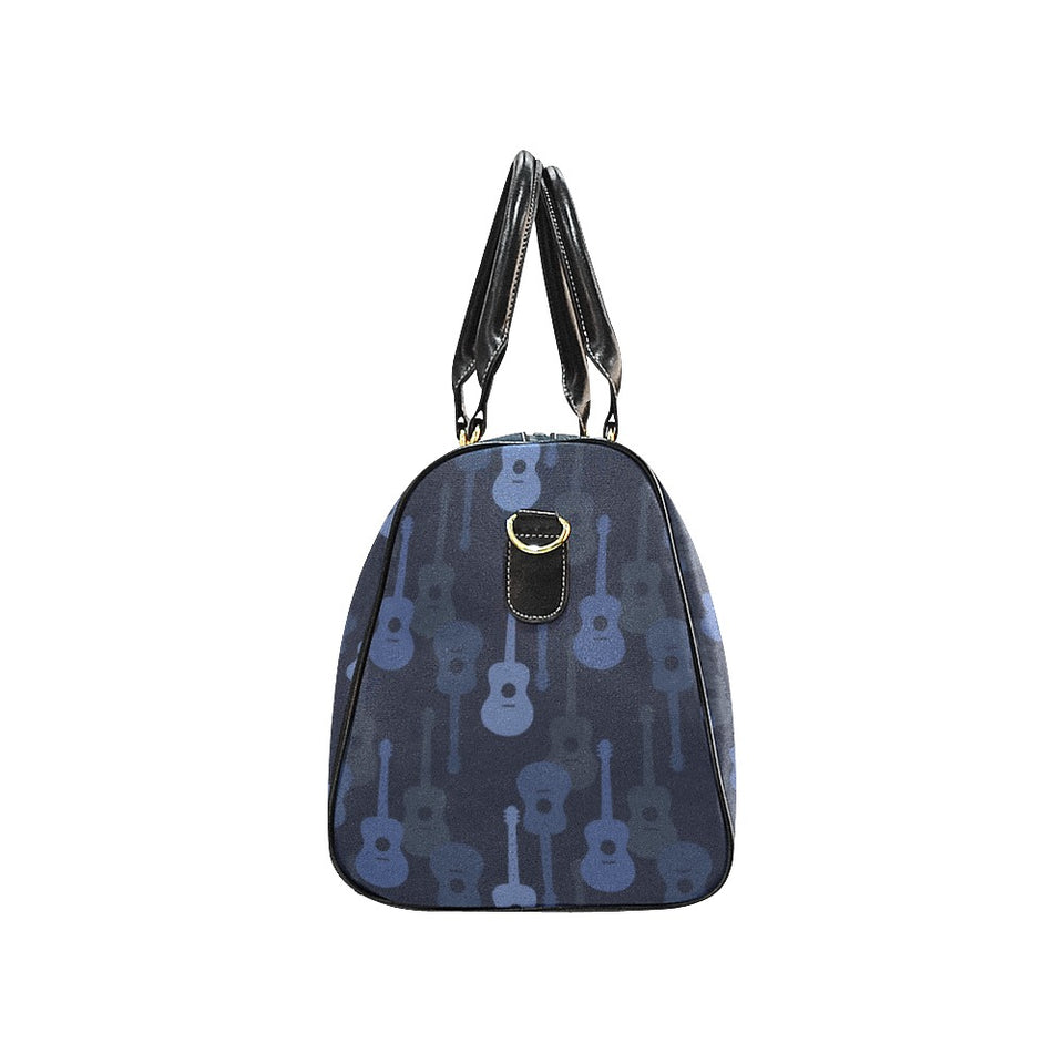 Blue Theme guitar pattern Travel Bag