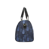Blue Theme guitar pattern Travel Bag