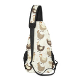 Cute rooster chicken cock All Over Print Chest Bag